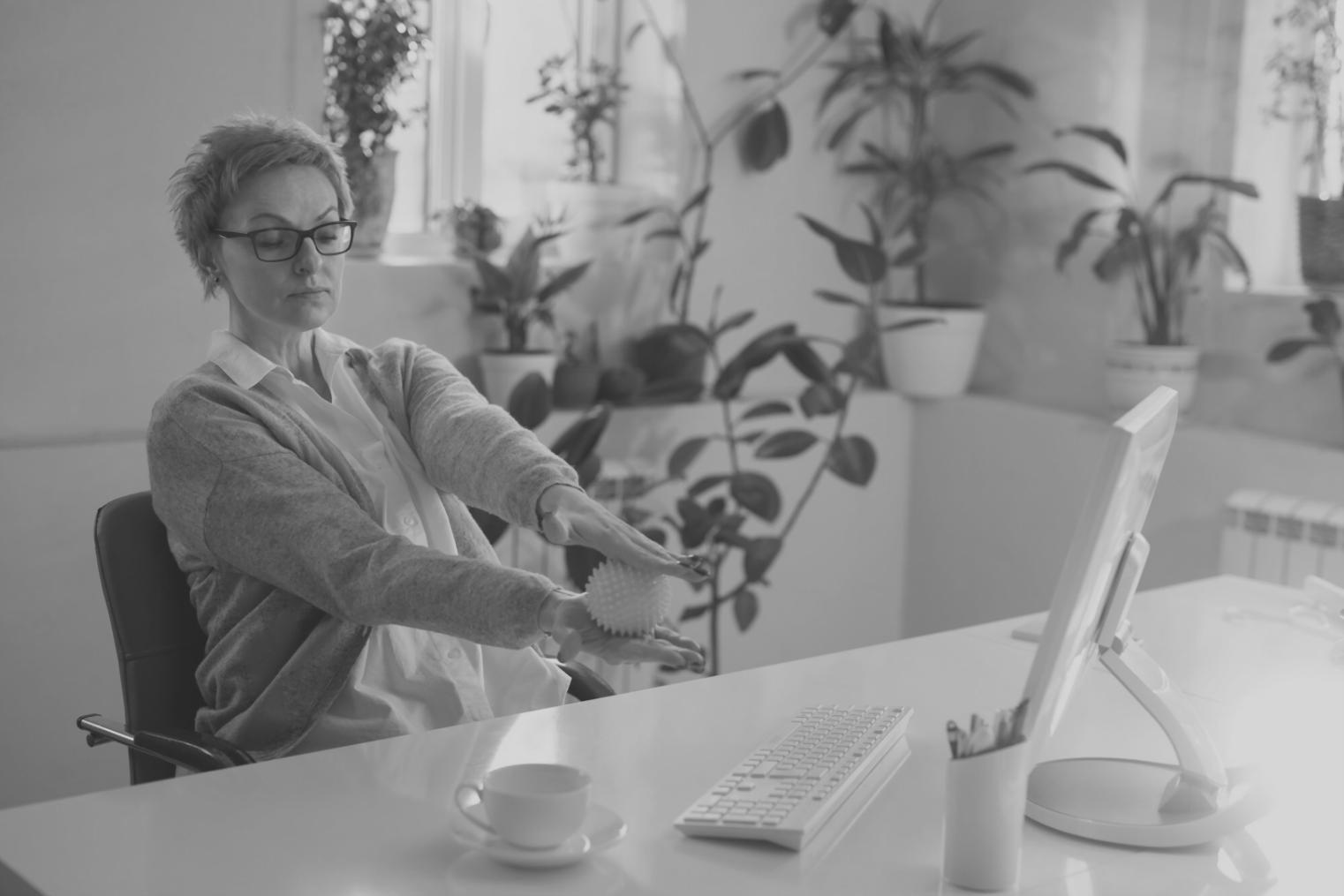 Business financial planning workspace